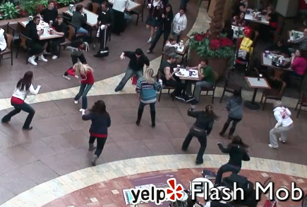 yelp-flash-mob